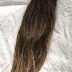 Ash Blonde Synthetic Blend Wig